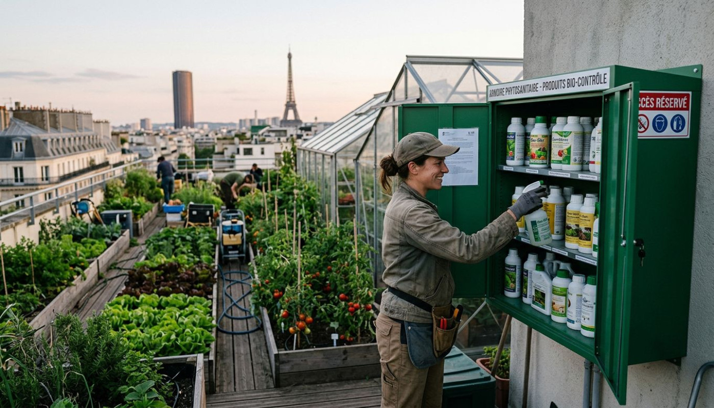 Armoire phytosanitaire : ce que les agriculteurs parisiens ont révolutionné dans leurs pratiques